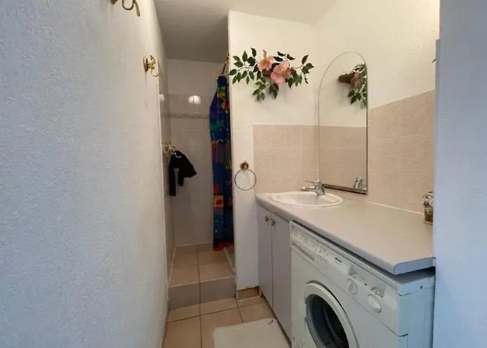 T2 Avec Piscine Et Garage Au Centre-plage D'argeles-sur-mer - Fr-1-388-212
